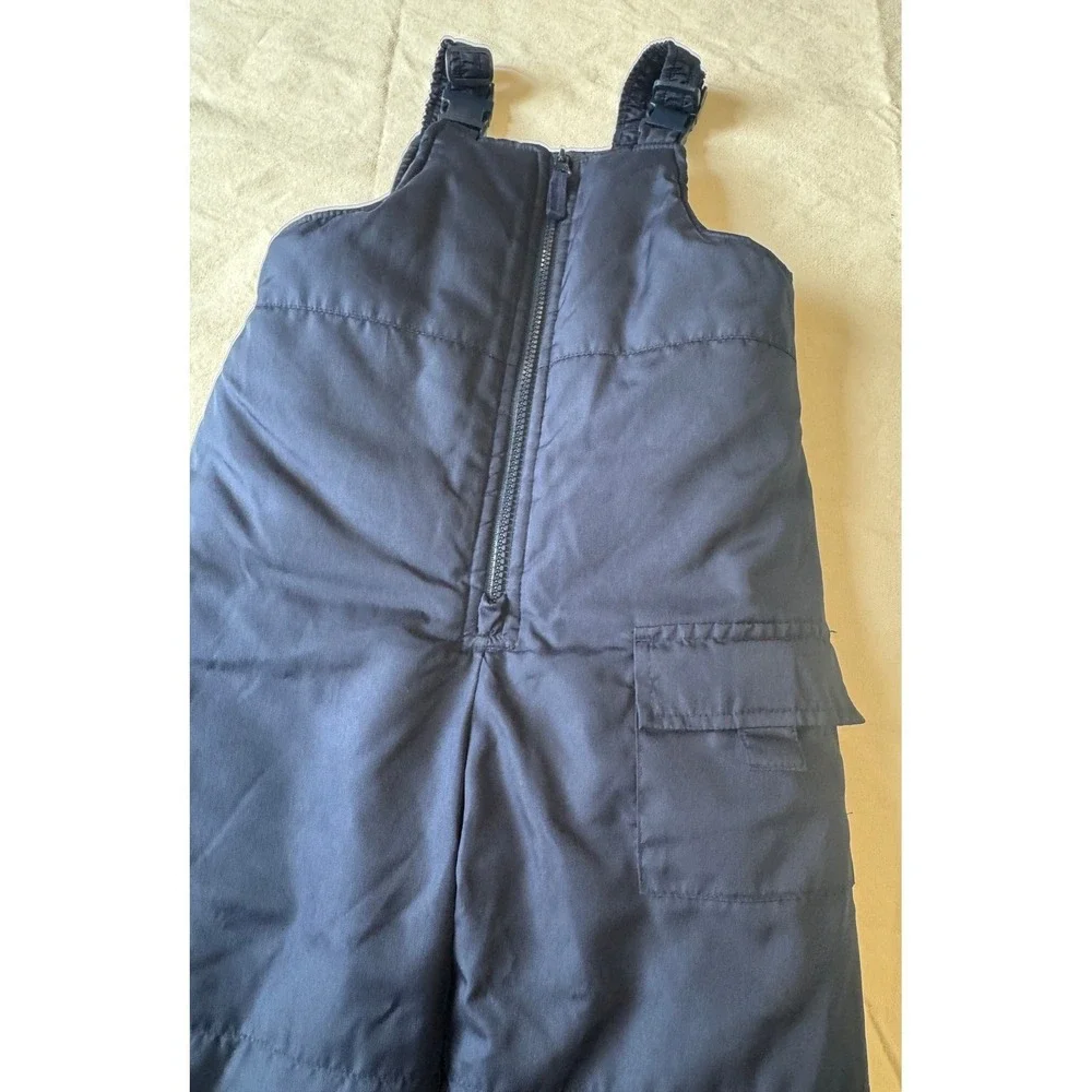 Kids‎ Snow Bib Overalls Size 4 Navy Insulated Ski Pants London Fog EUC